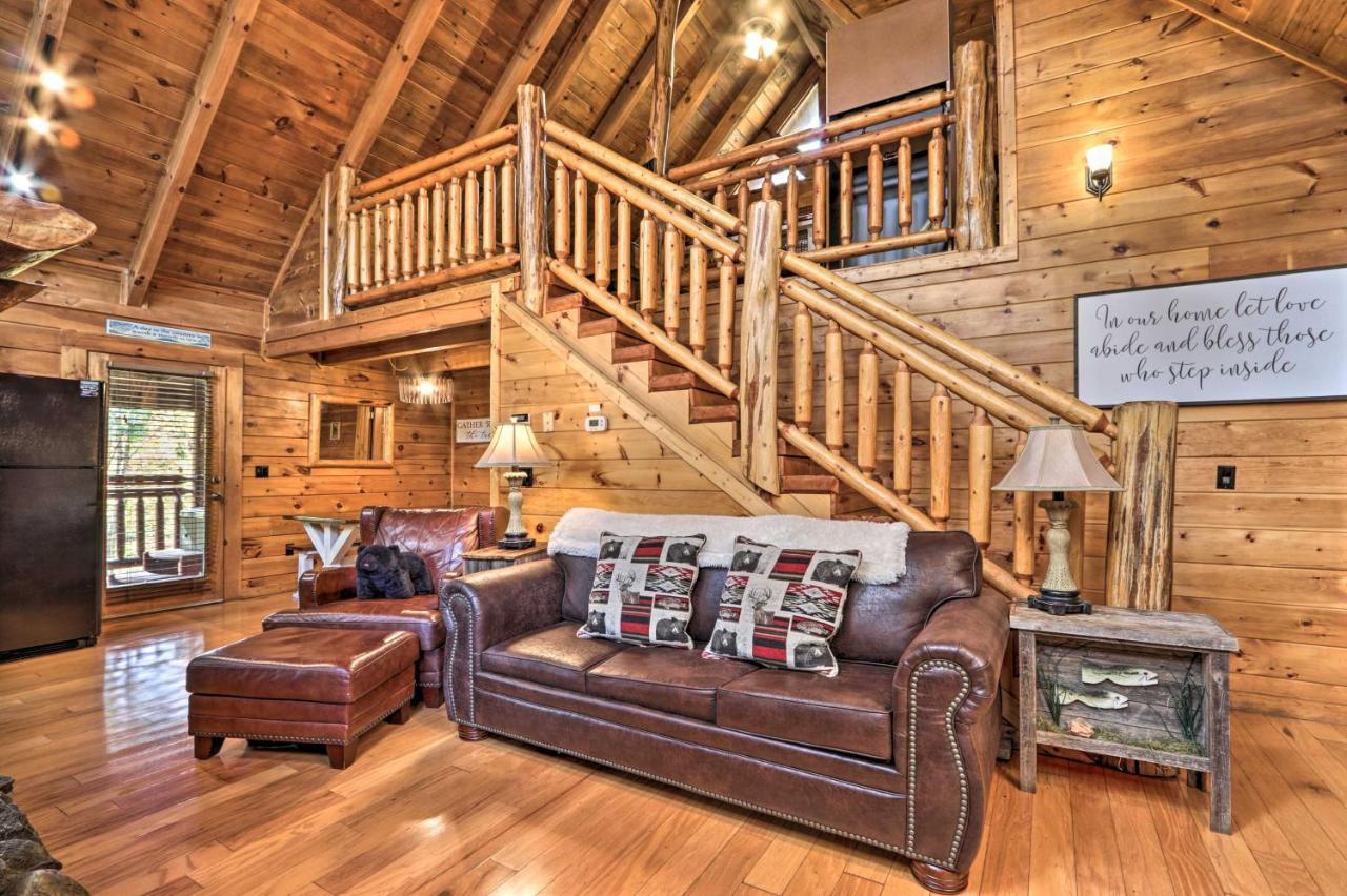 Smoky Mountain Log Cabin 7 Mi To Gatlinburg! Севьервилл Экстерьер фото